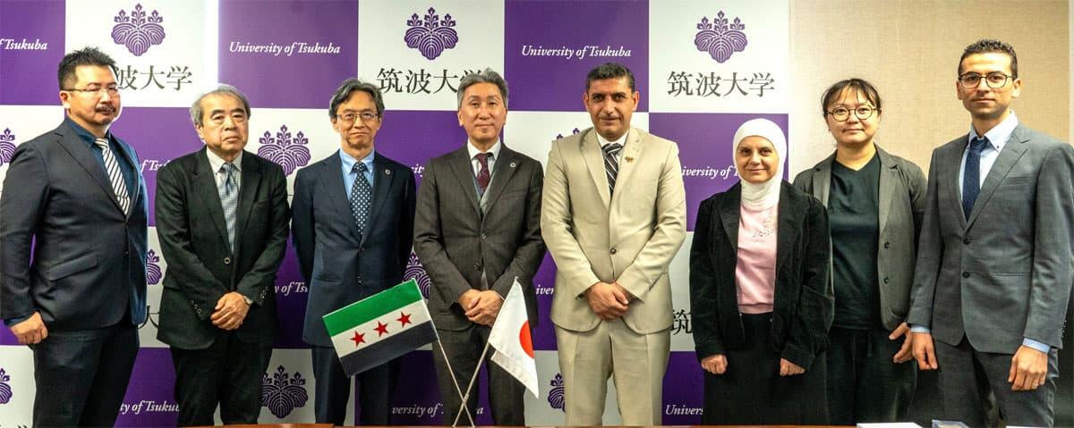 President and Vice President of Syria's Directorate-General of Antiquities and Museums Visit University of Tsukuba