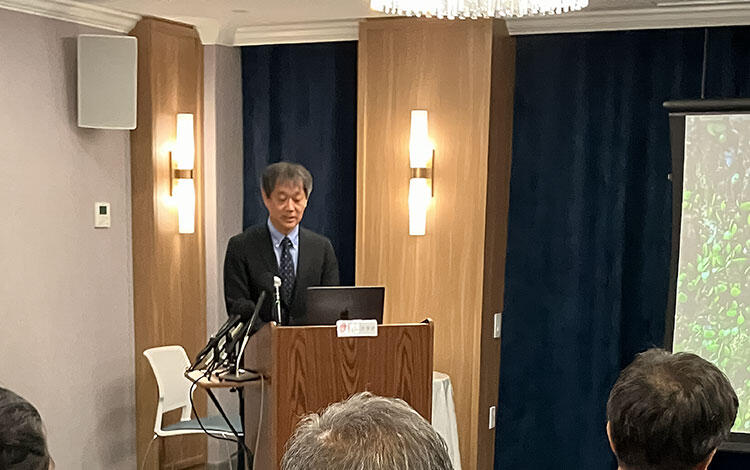 講演会・同窓会の様子